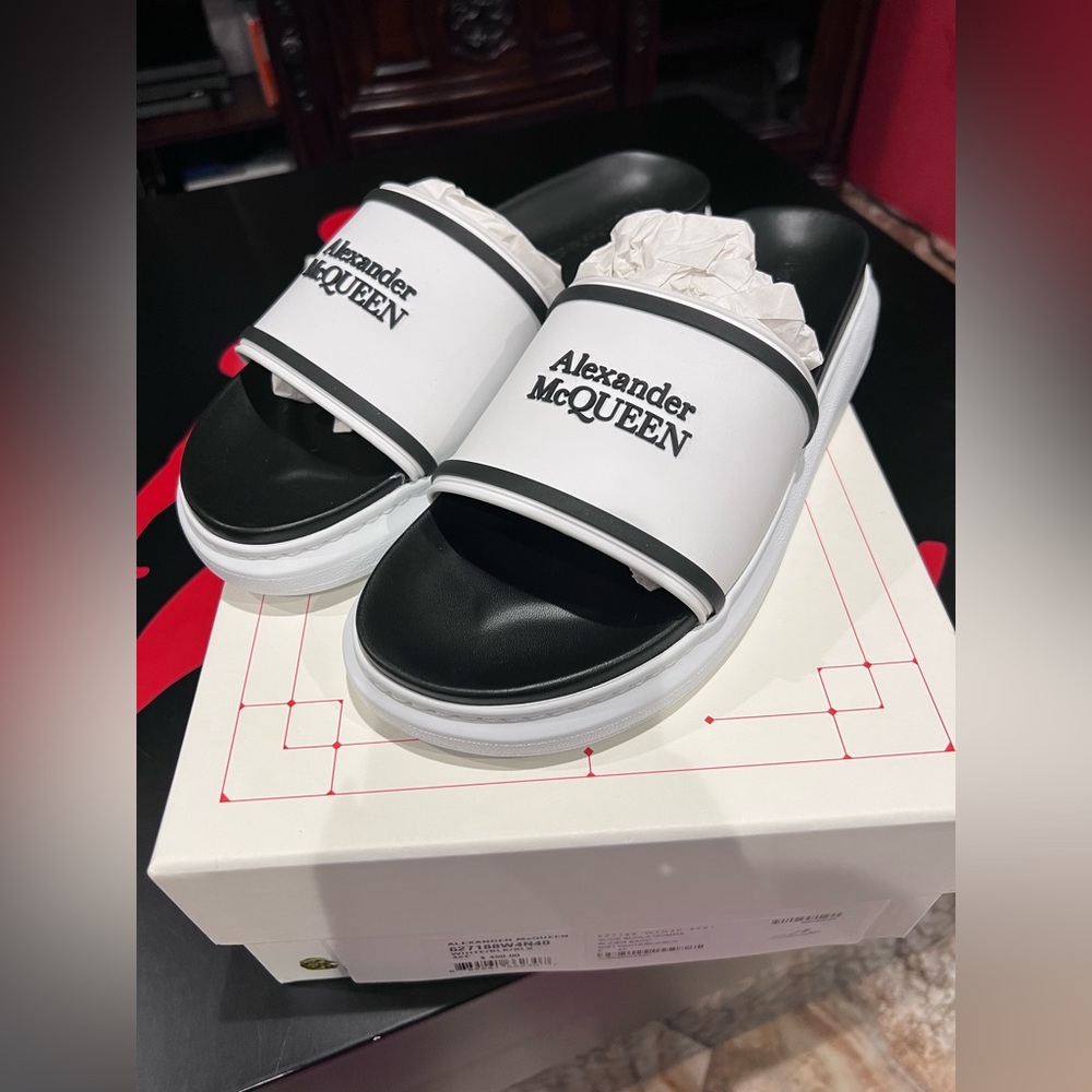 NEW Alexander McQueen Men's Slides